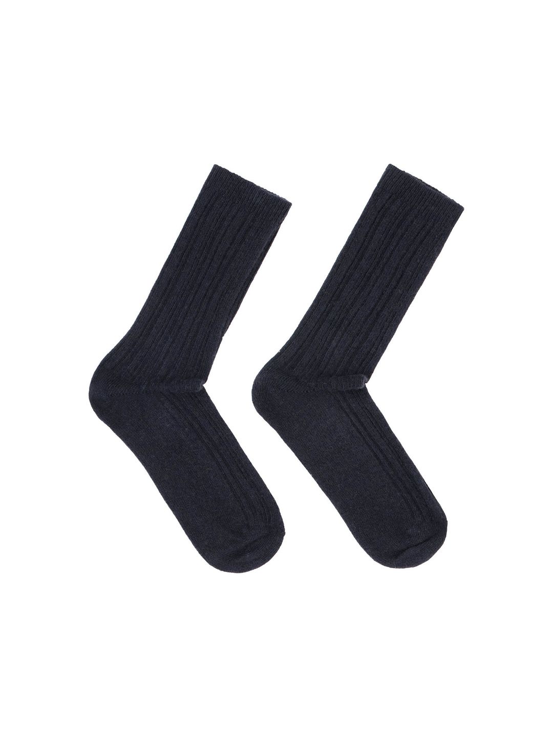 Rippenstrick-Socken midnight melange von Lanius