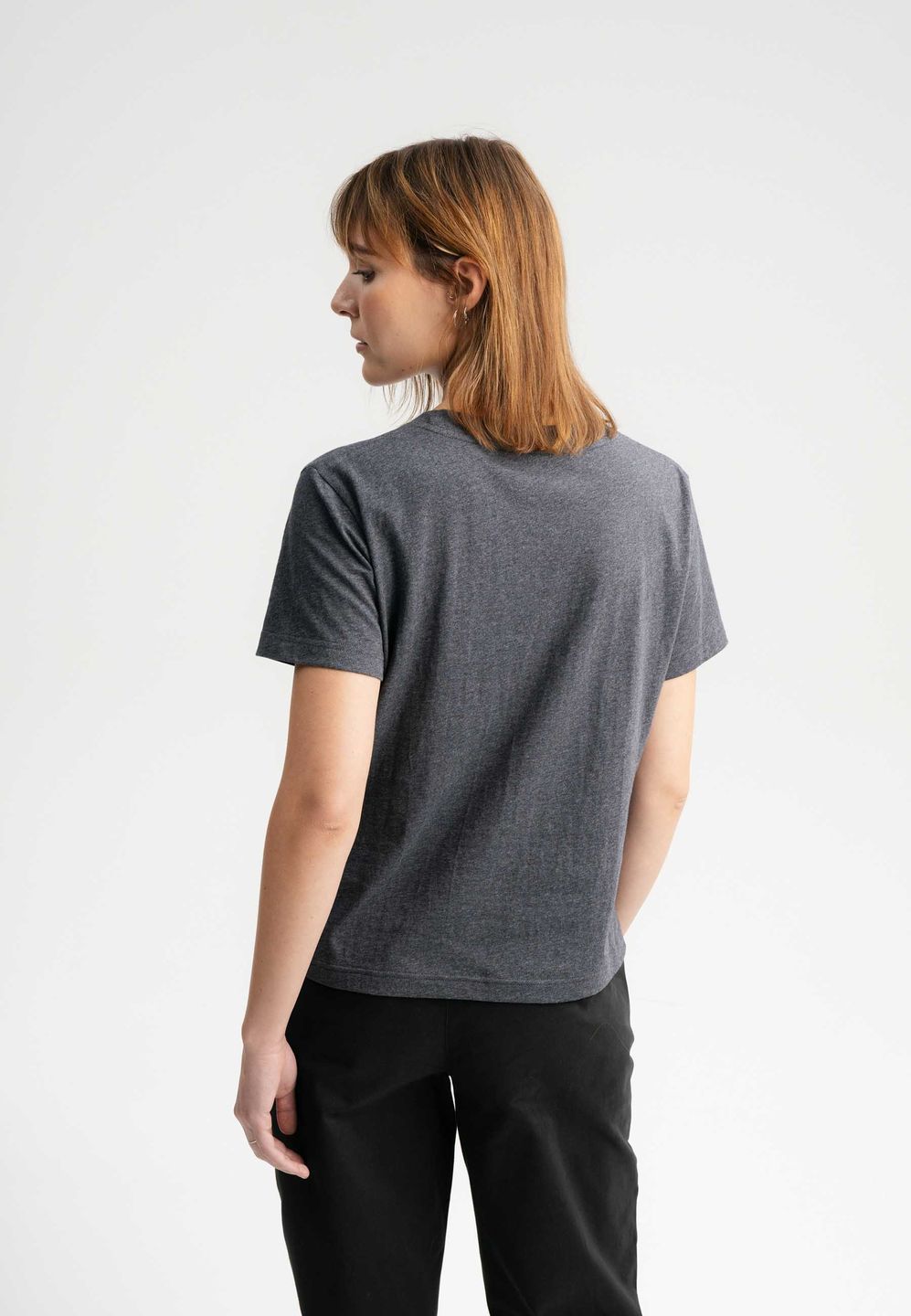 T-Shirt Khira anthracite blend von MELAWEAR