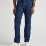 Jeans John Mid Straight stone indigo von MUD Jeans