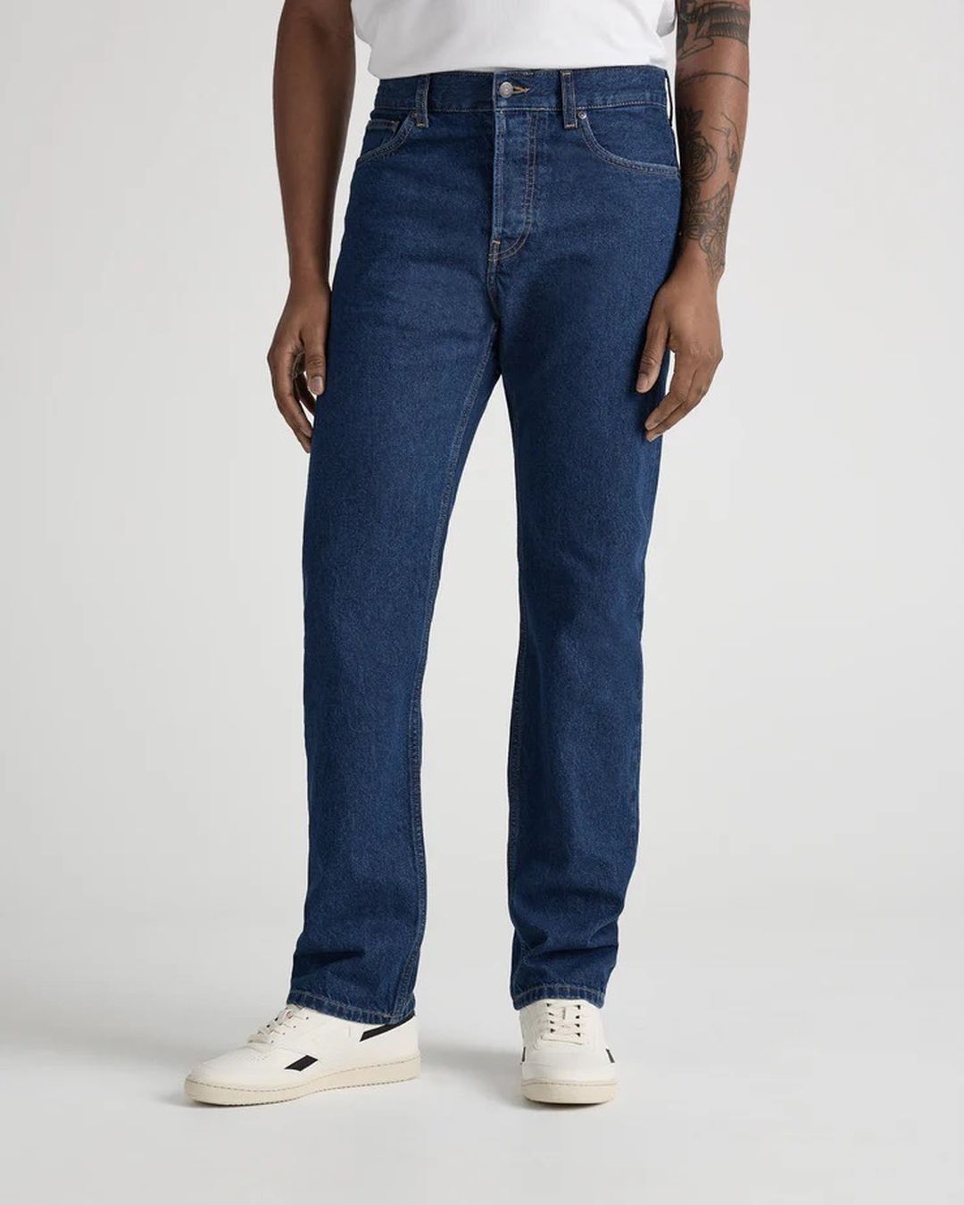 Jeans John Mid Straight stone indigo von MUD Jeans