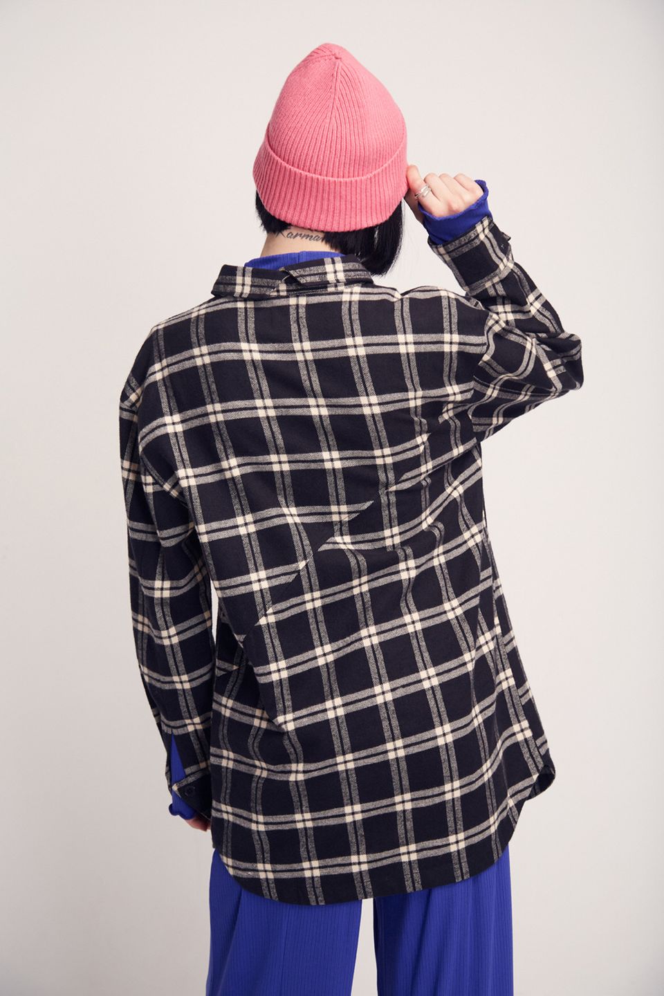 Hemd Overshirt Mola check black von Suite13 LAB