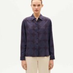 Bluse Kati japan / blue von Thinking MU