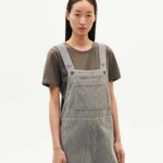 Latzhose Luz Corduroy grey von Thinking MU