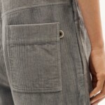 Latzhose Luz Corduroy grey von Thinking MU