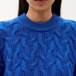 Strickpullover Carmen blue von Thinking MU