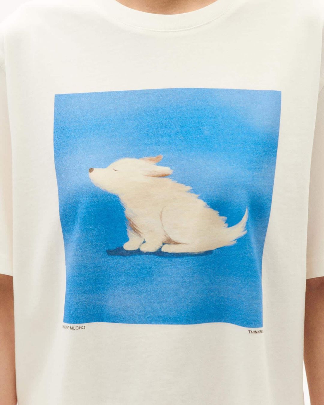 T-Shirt Lucia animals / white von Thinking MU