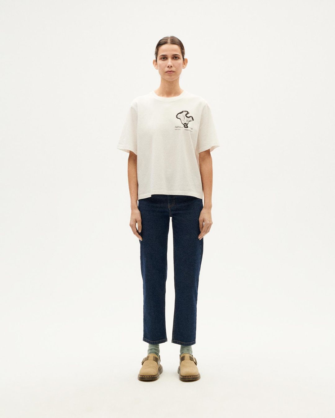 T-Shirt Lucia fhungi / white von Thinking MU