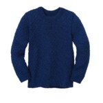 Aran-Pullover marine von disana