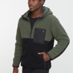 Fleecejacke Sedum dark khaki von recolution