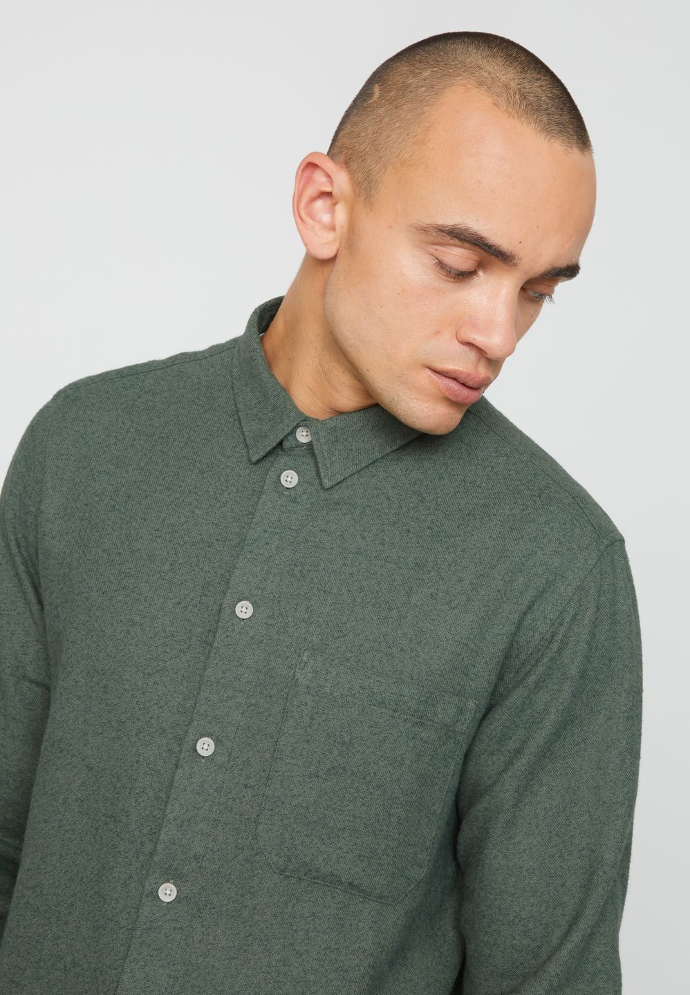 Hemd Bamboo deep green von recolution