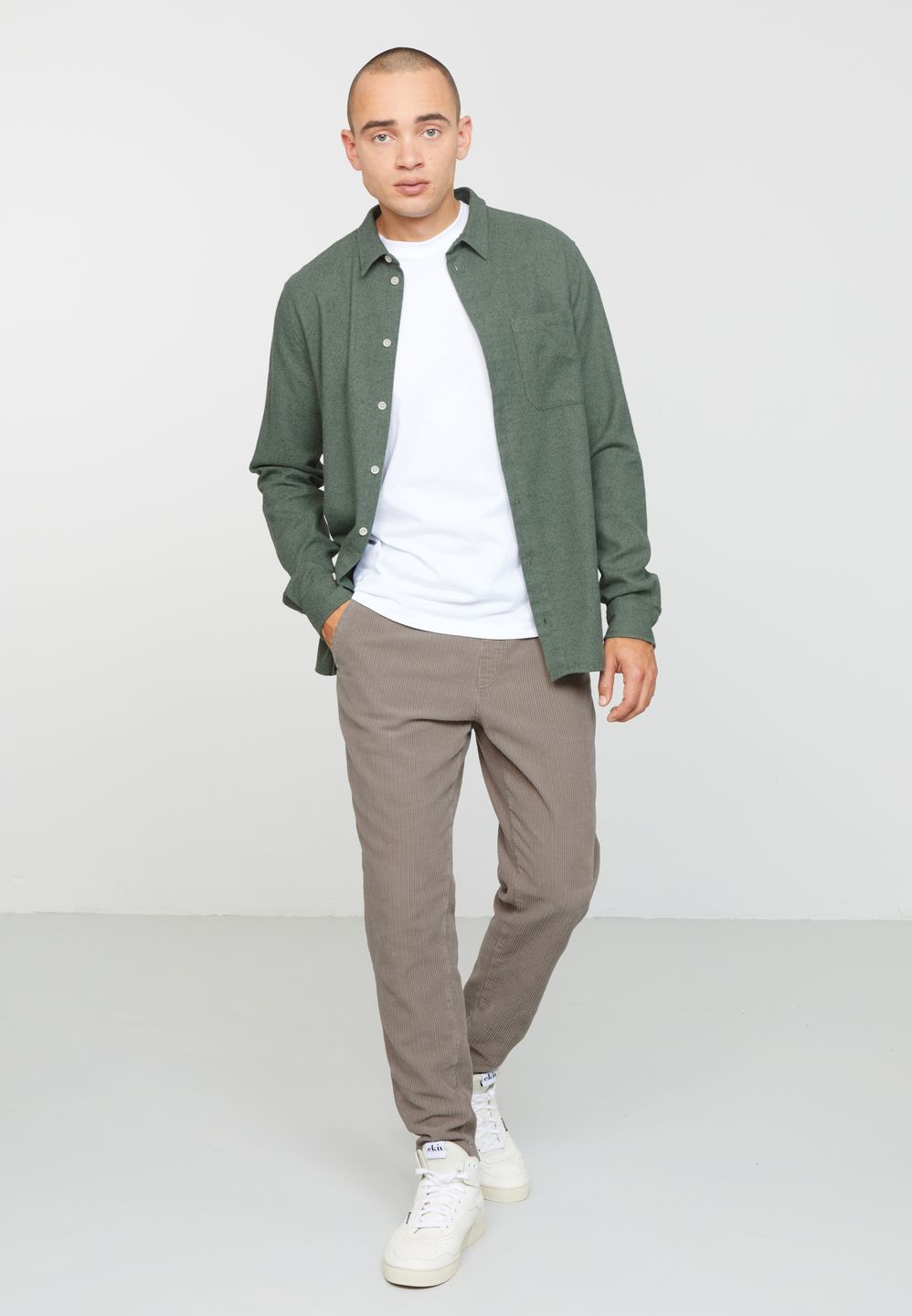 Hemd Bamboo deep green von recolution