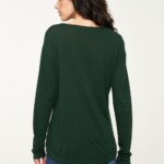 Longsleeve Fuchsia dark green von recolution