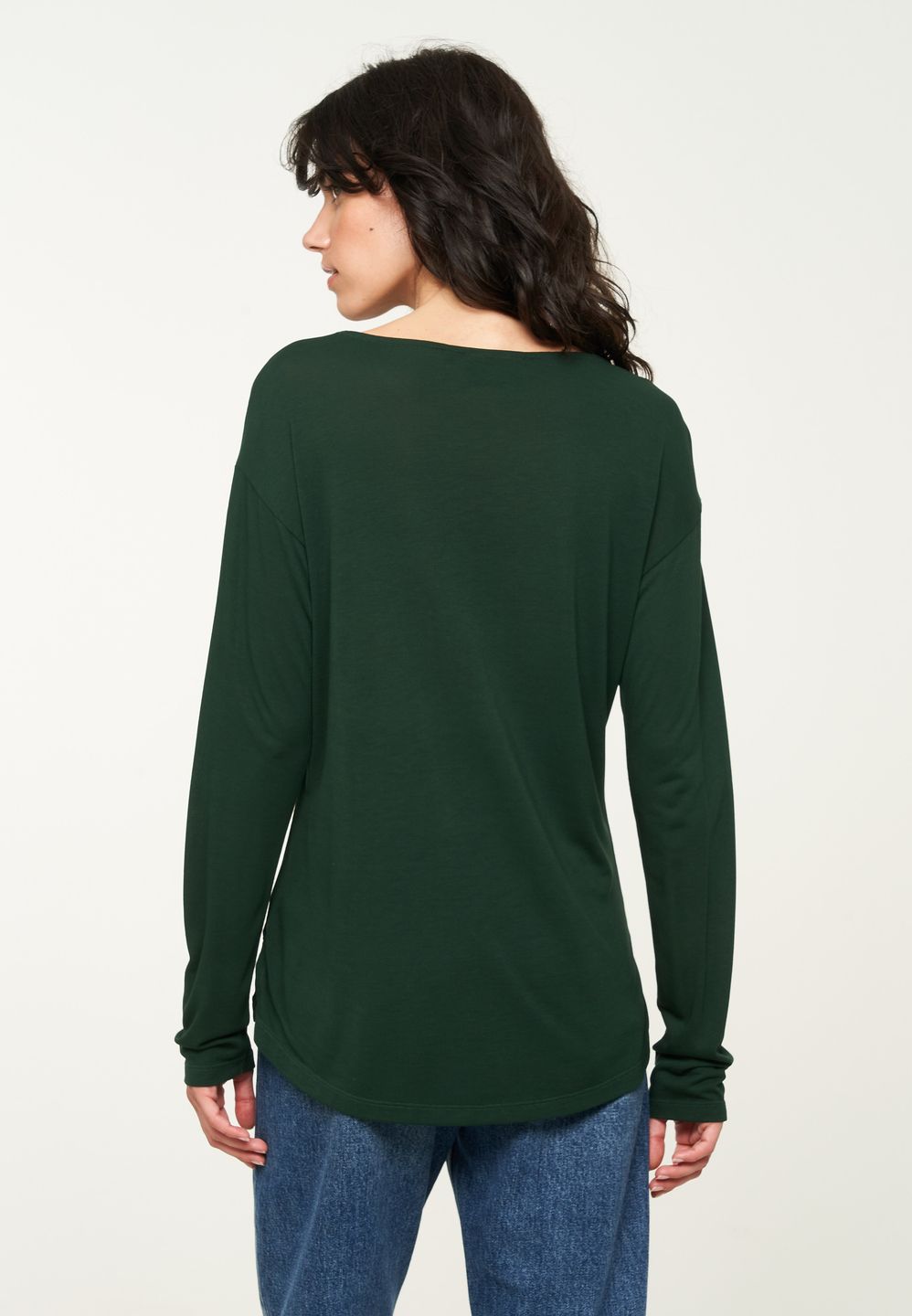 Longsleeve Fuchsia dark green von recolution