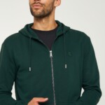 Sweatjacke Birch deep green von recolution