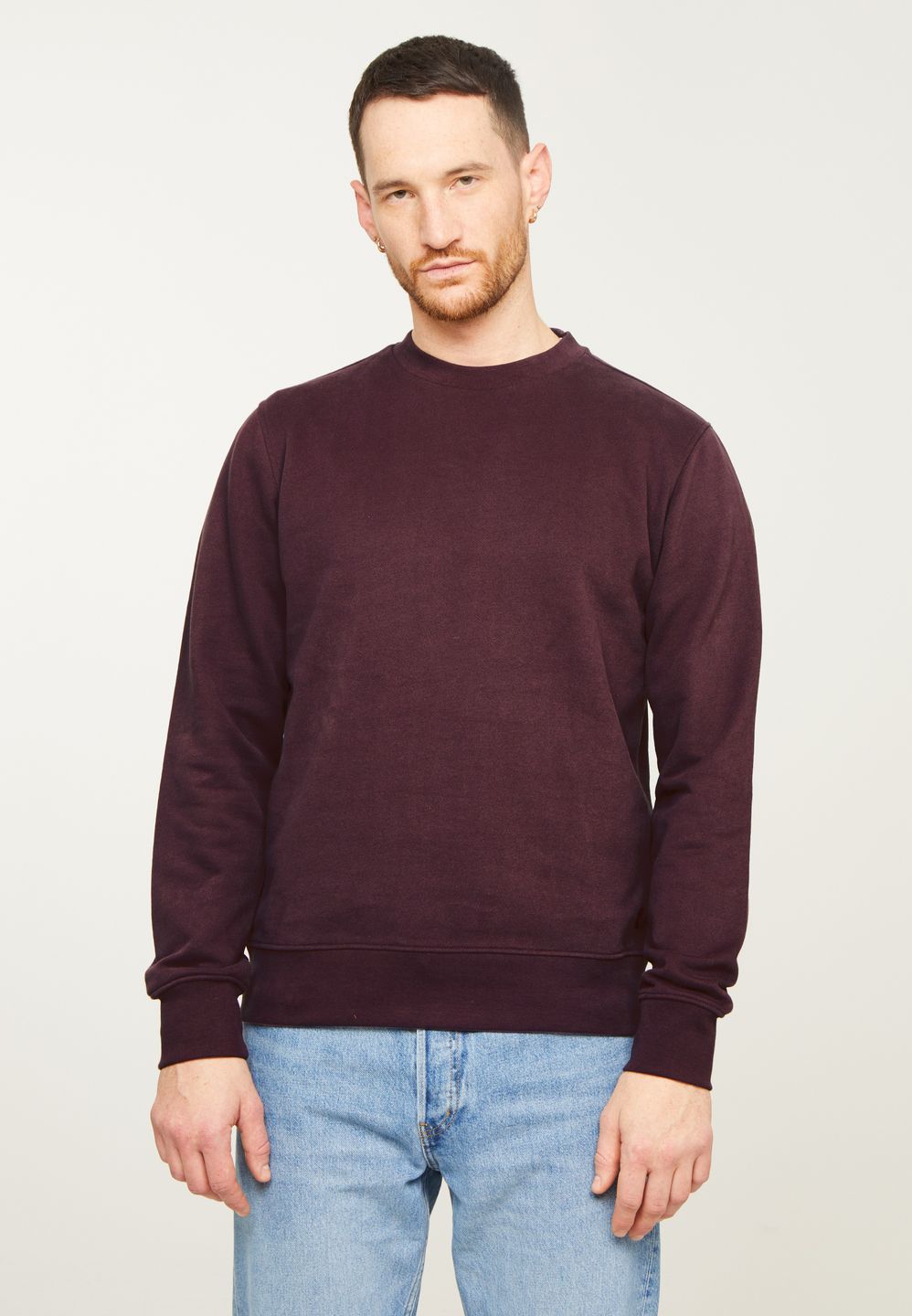 Sweatshirt Tamarillo dark plum von recolution