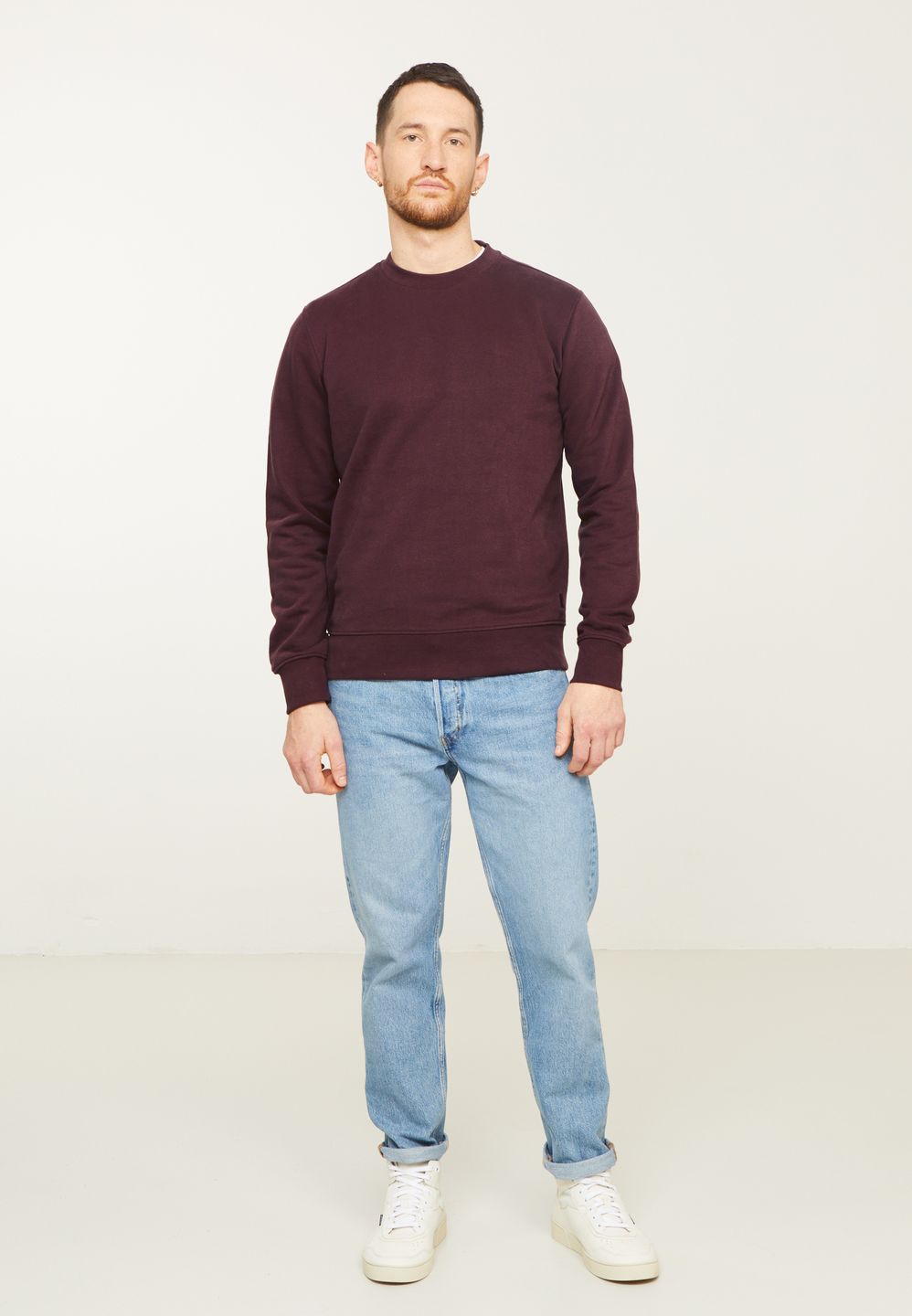 Sweatshirt Tamarillo dark plum von recolution