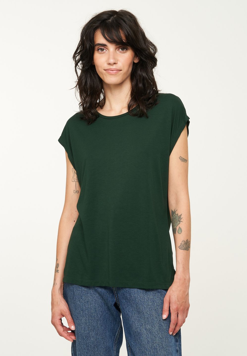 T-Shirt Mithila dark green von recolution