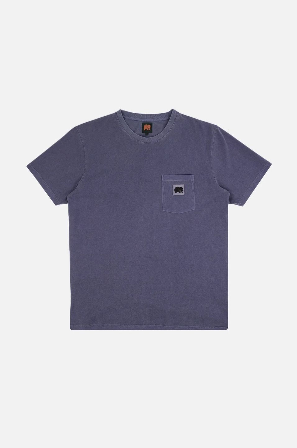 T-Shirt Garza Pigment Dyed blue von trendsplant