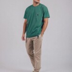 T-Shirt Garza Pigment Dyed green von trendsplant