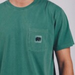 T-Shirt Garza Pigment Dyed green von trendsplant