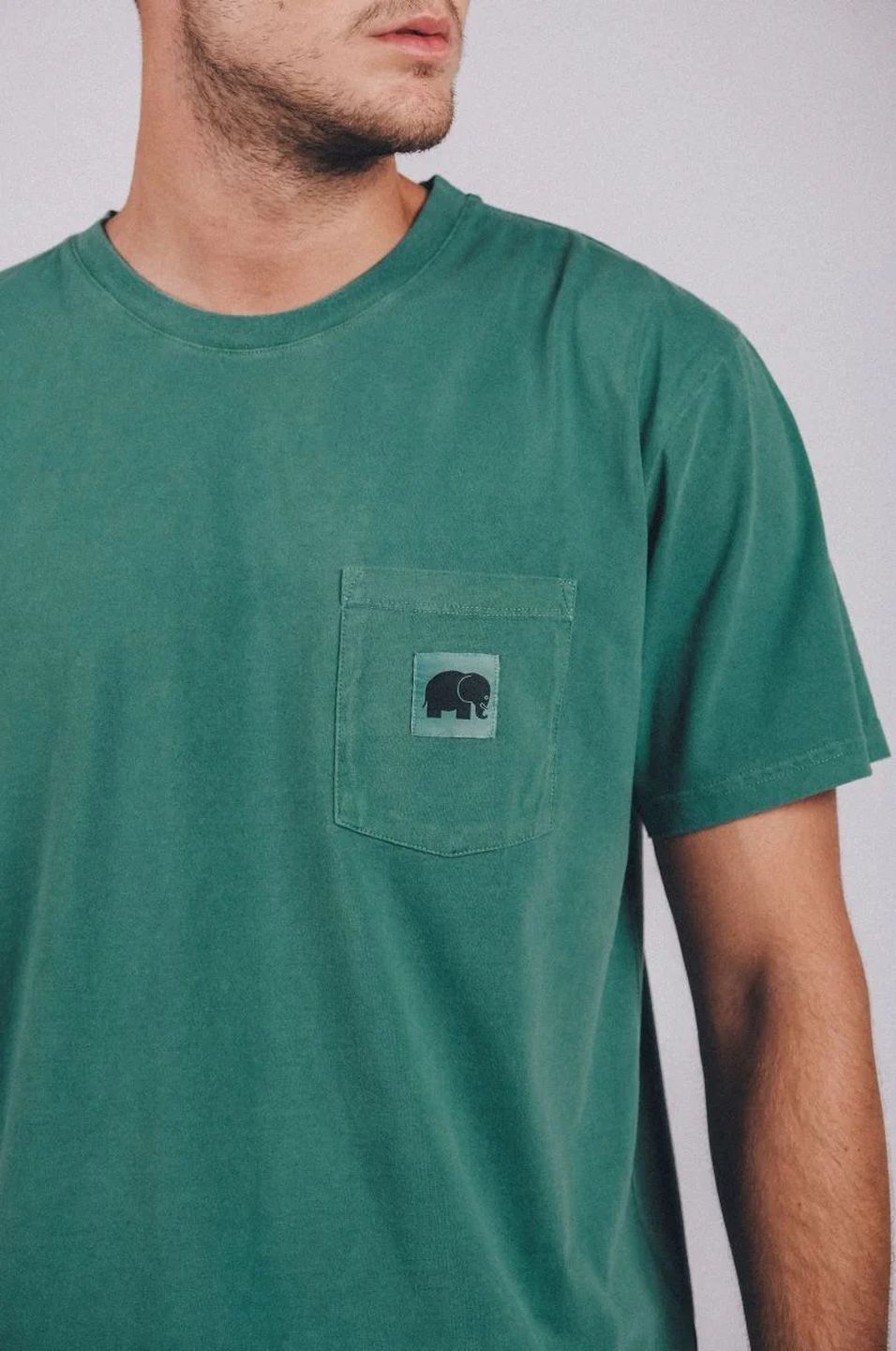 T-Shirt Garza Pigment Dyed green von trendsplant