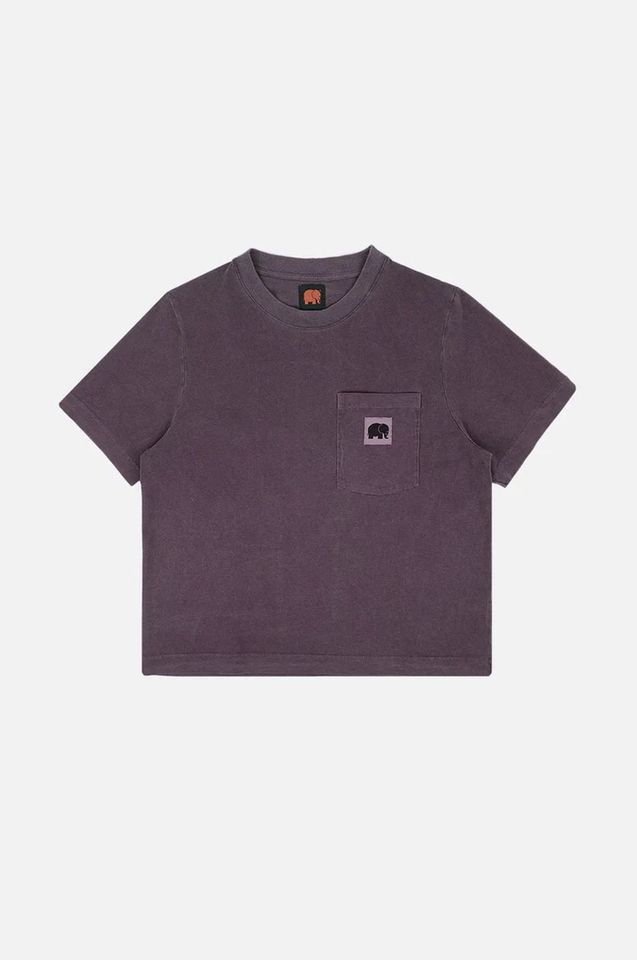 T-Shirt Garceta Pigment Dyed purple von trendsplant