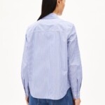 Bluse Louilaa Striped white-lapis blue von Armedangels