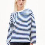 Sweatshirt Frankaa Maarlen Stripe undyed-lapis blue von Armedangels