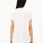 T-Shirt Idaara Circular used white von Armedangels