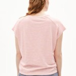 T-Shirt Oneliaa Lovely Stripes oatmilk-deep rosalilly von Armedangels