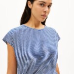 T-Shirt Oneliaa Lovely Stripes oatmilk-lapis blue von Armedangels