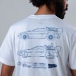 T-Shirt BTTF Blueprint ecru von Brava Fabrics