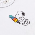 T-Shirt Peanuts Icecream Oversize white von Brava Fabrics