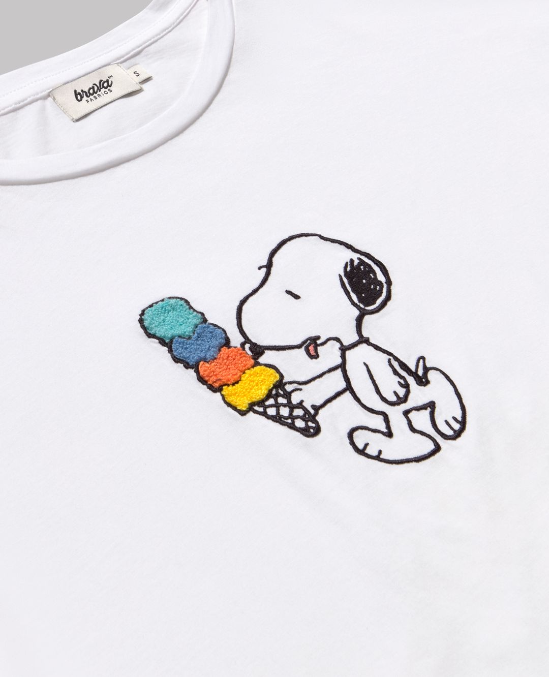 T-Shirt Peanuts Icecream Oversize white von Brava Fabrics