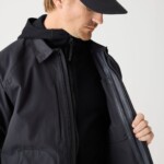 Overshirt Vent Canvas 200 Classic black jet von KnowledgeCotton Apparel