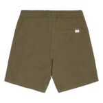 Shorts Boardwalk Slub with elastic waist burned olive von KnowledgeCotton Apparel