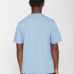 T-Shirt Loke Badge asley blue von KnowledgeCotton Apparel