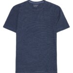 T-Shirt Narrow Striped Slub navy von KnowledgeCotton Apparel