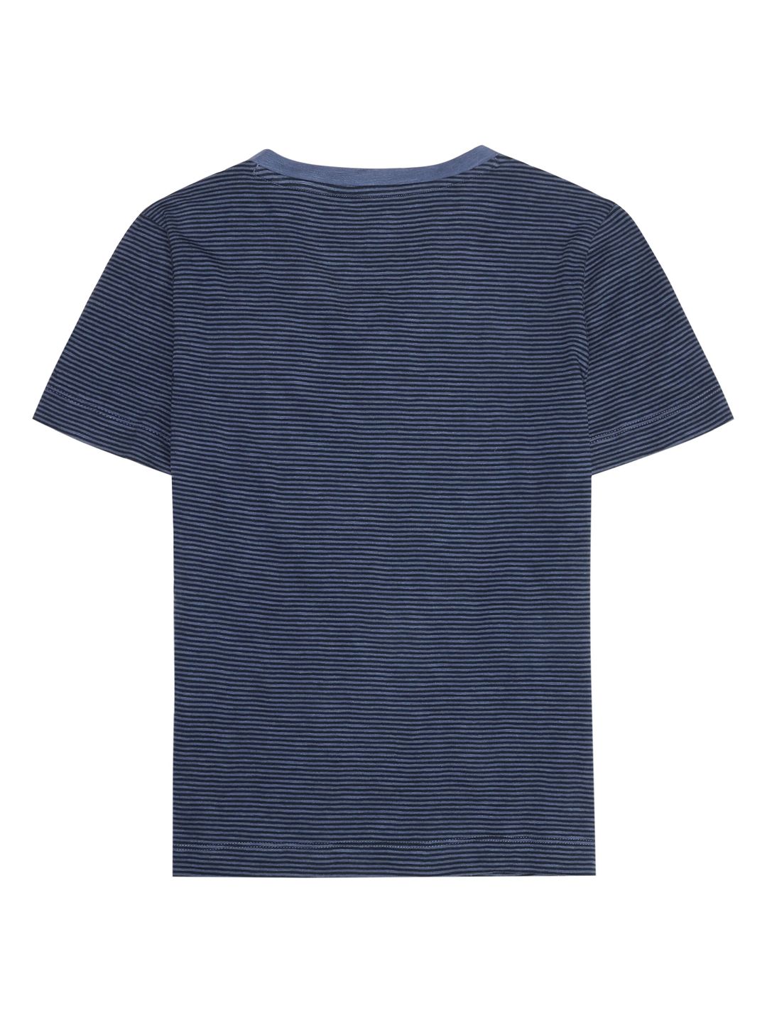 T-Shirt V-neck Slub navy von KnowledgeCotton Apparel