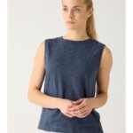 Tanktop Slub navy von KnowledgeCotton Apparel