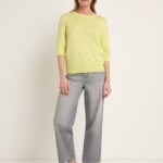 Halbarmpullover lime von Lanius