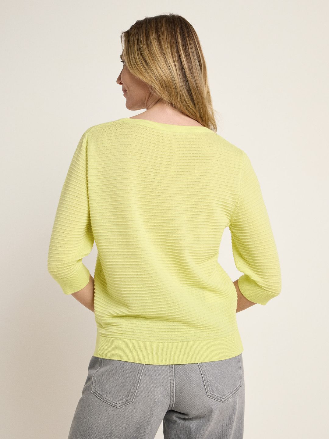 Halbarmpullover lime von Lanius