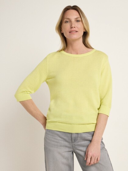 Halbarmpullover lime von Lanius