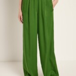 Hose mit weitem Bein 25 green von Lanius