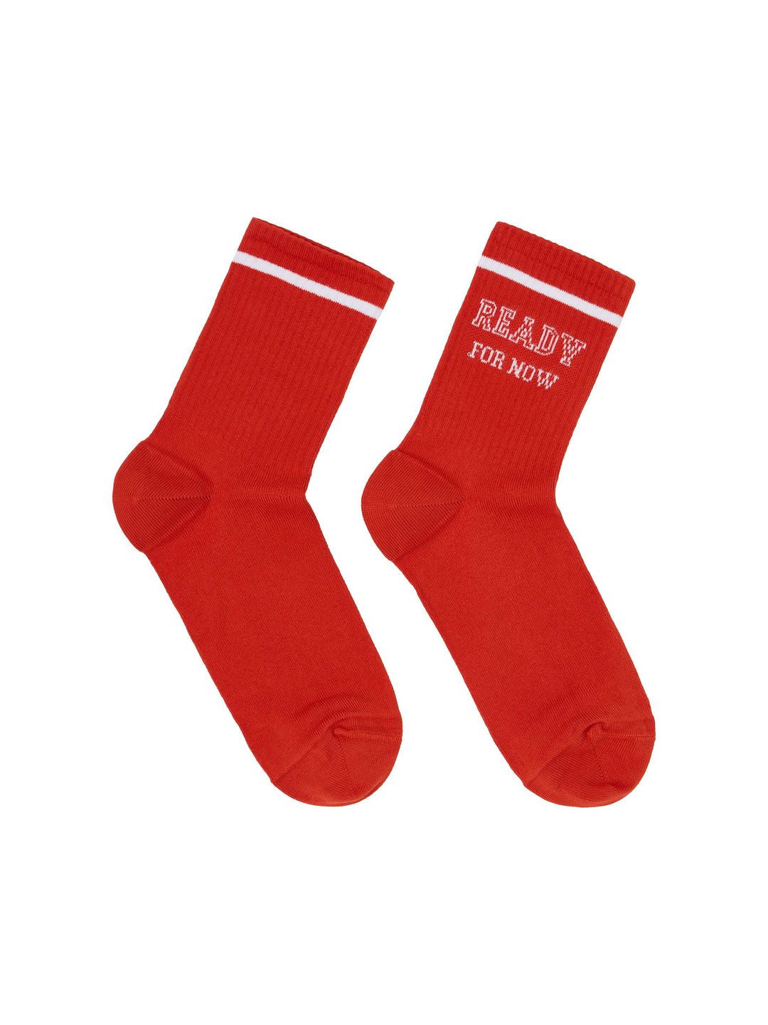 Socken Statement red/ white von Lanius