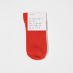 Socken Statement red/ white von Lanius