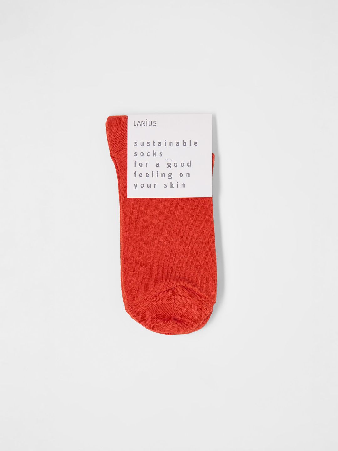 Socken Statement red/ white von Lanius