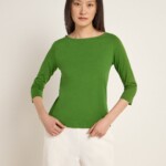 U-Boot Shirt mit 3/4 Arm green von Lanius