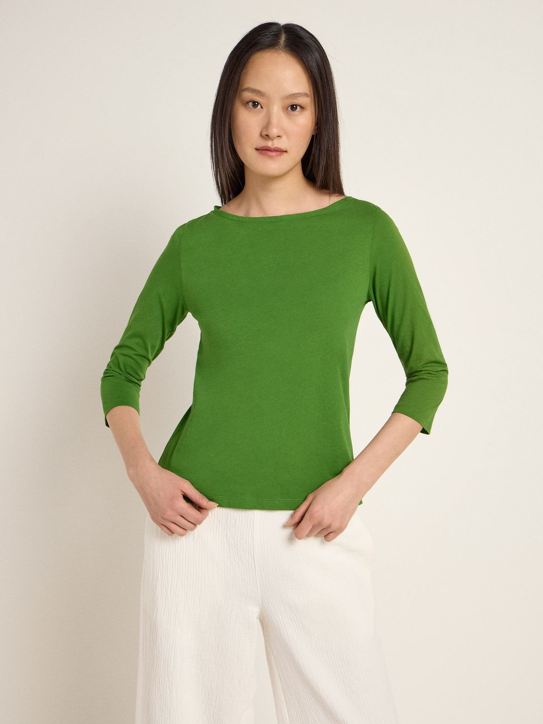 U-Boot Shirt mit 3/4 Arm green von Lanius