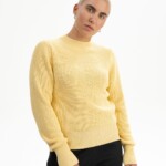 Strickpullover Gauri butterblume melange von MELAWEAR